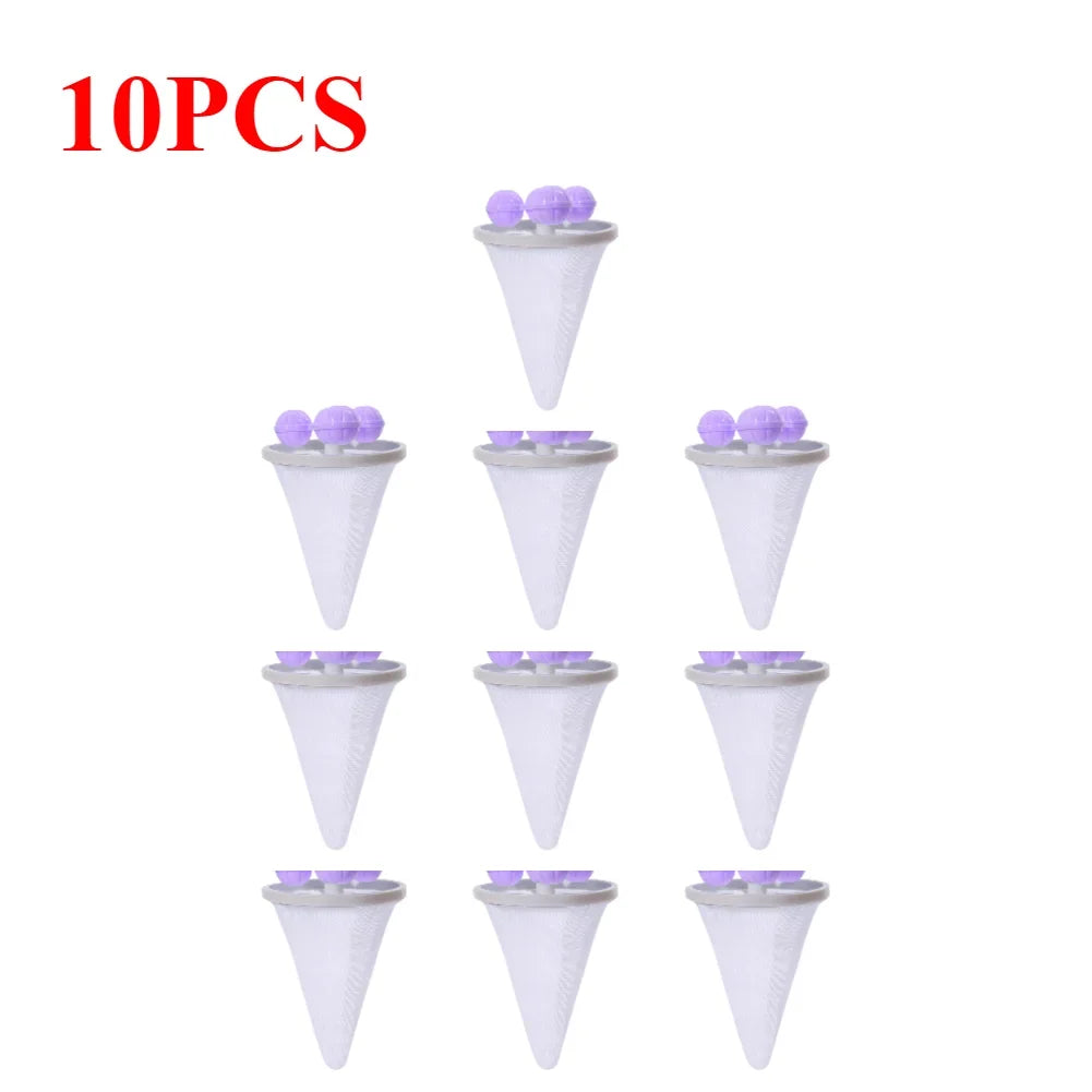 1-10pcs Washing Machine Filter Net Floating Lint Filter Mesh Bag Reusable Pet Hair Catcher Remover Laundry Cleaning Tool