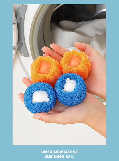 Laundry Balls Pet Hair Remover Reusable Washing Machine Lint Catcher Clothes Fluff Fur Cleaner Home Cleaning Tools