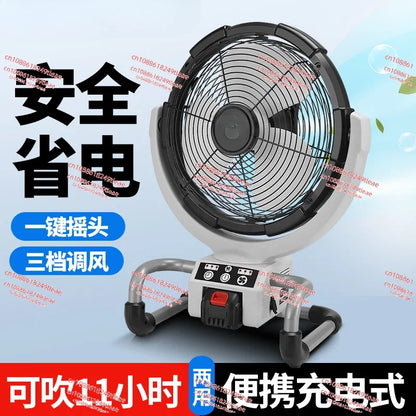 Portable air circulation fan