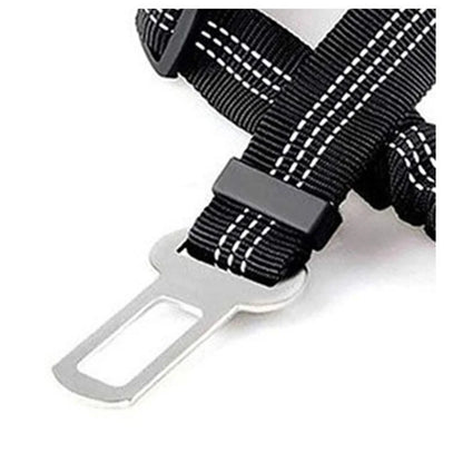 Dog Car Seat Belt Nylon Retractable Buffer Elastic Reflective Safety Traction Rope Dog Leash Harness Dog Outdoor Supplies