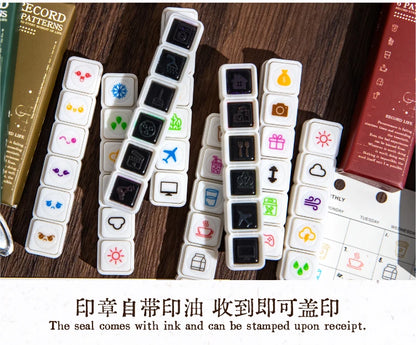 6 pcs，Teacher seals，Commendation Seal，Award Seal，Teacher Evaluation Award Seal，Cartoon color seal，Stationery Scrapbook supplies