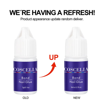 1/3/5/10/15/20pcs Fast-dry Nail Glue Professional Nail Tip Bond Glue 2g/3g/10g for False Nail Tips Long Lasting Glue Nail Tools