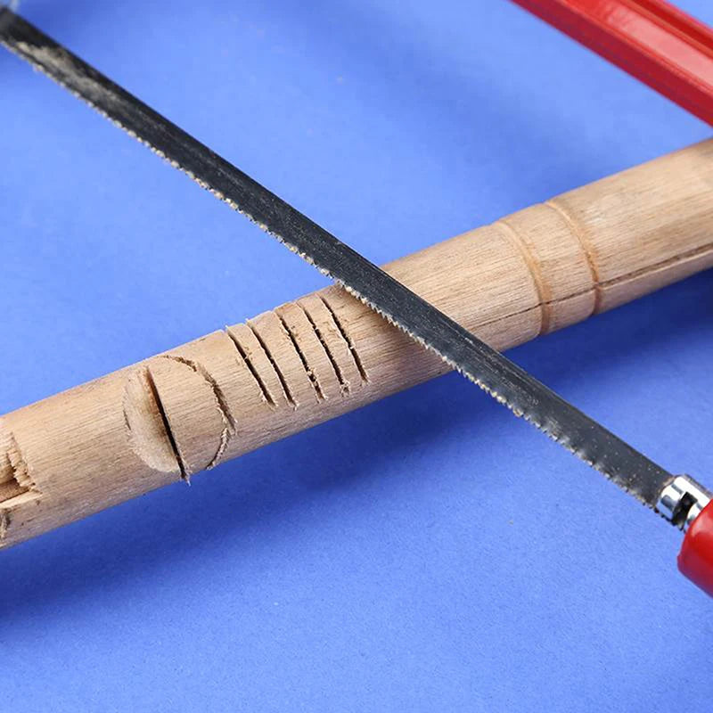 5 saw blades 6inch Mini Saw Metal Saw Blade, Small Hand Saw, Steel Saw Frame, Household DIY Woodworking Tool CHILDREN'S Hand Saw