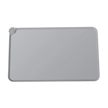 Silicone Pet Meal Mat Pet Waterproof and Anti Slip Cat Food Mat No Cleaning Required Puppy Feeding Bowl Mat Pet Accessories