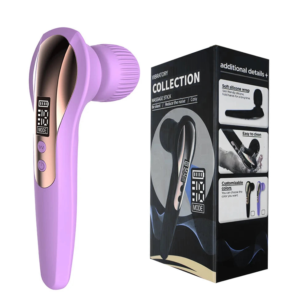 Portable Massage Gun 19 Mode 4 Speed Personal Handheld Vibrating Massager Deep Tissue Muscle Percussion Massager For Full Body