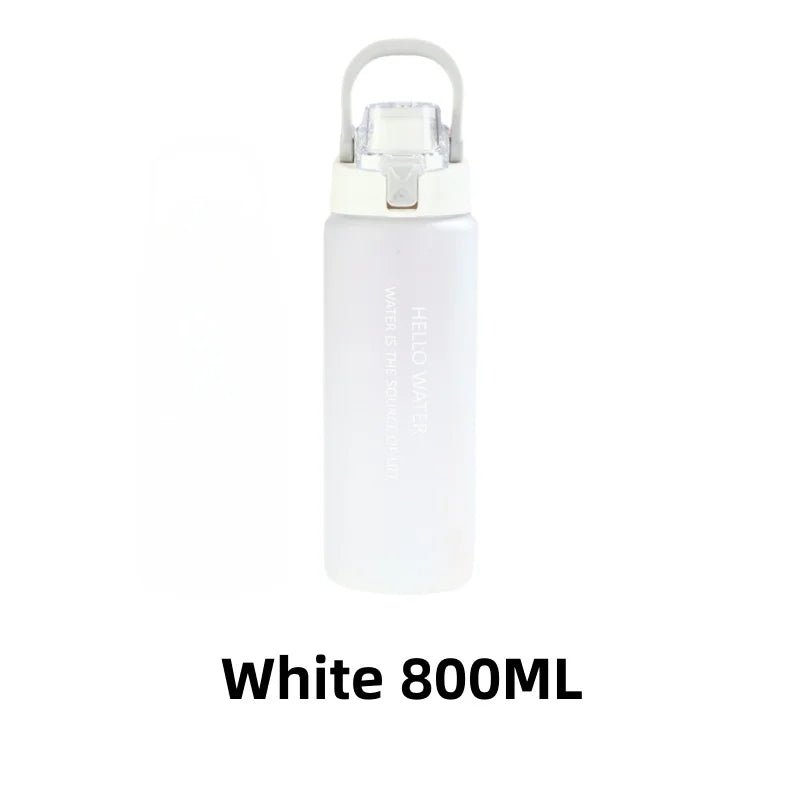 Sports Water Bottle Fitness Water Bottle Portable Outdoor Water Cup Reusable Water Bottle With Flip Top Lid Travel Water Bottle