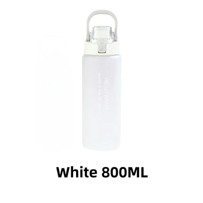 Sports Water Bottle Fitness Water Bottle Portable Outdoor Water Cup Reusable Water Bottle With Flip Top Lid Travel Water Bottle