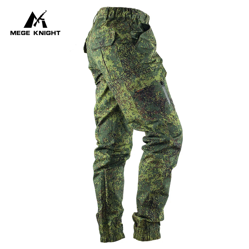 Mege Tactical Cargo Pants Joggers Outdoor Ripstop Working Hiking Hunting Trousers Men's Streetwear