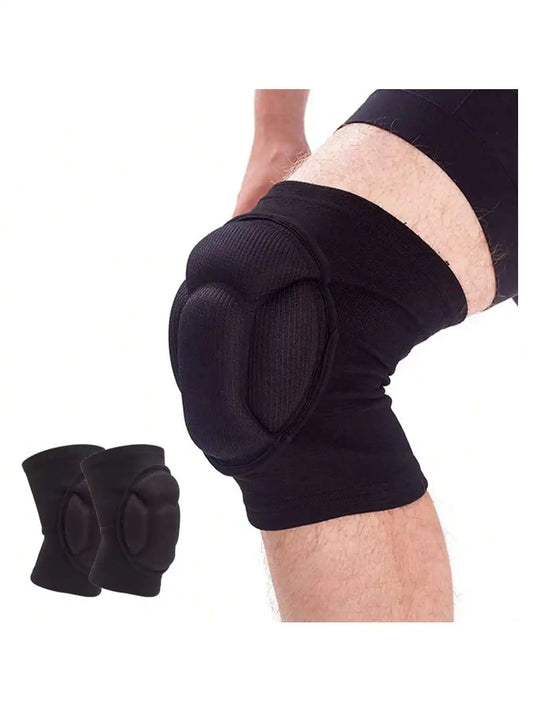 Volleyball Knee Pads for Men Women, Thick Sponge Collision Avoidance Warm, Anti-Slip Knee Sleeve, for Football, Yoga, Dance.