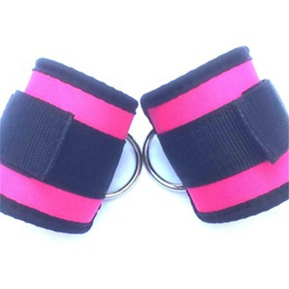 D-Ring Ankle Anchor Strap Belt Leg Strap Lifting Fitness Exercise Band Gym Cable Attachment Thigh Elastic Fitness Resistencia