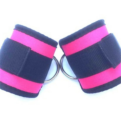 D-Ring Ankle Anchor Strap Belt Leg Strap Lifting Fitness Exercise Band Gym Cable Attachment Thigh Elastic Fitness Resistencia