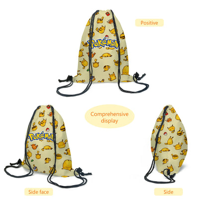 Pokemon Pikachu School Bags Backpacks Anime Kids Bags Kawaii Big Capacity Travel Bag Teenagers Schoolbag Girls Boys Rucksacks