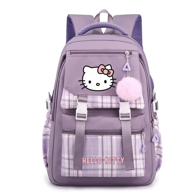 hellokitty Hello Kitty Backpack Female Japanese Cute Primary School Junior High School Large Capacity School Bag