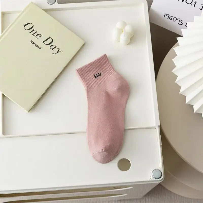 5 pairs of short sports socks for one sale, comfortable and breathable short socks sock