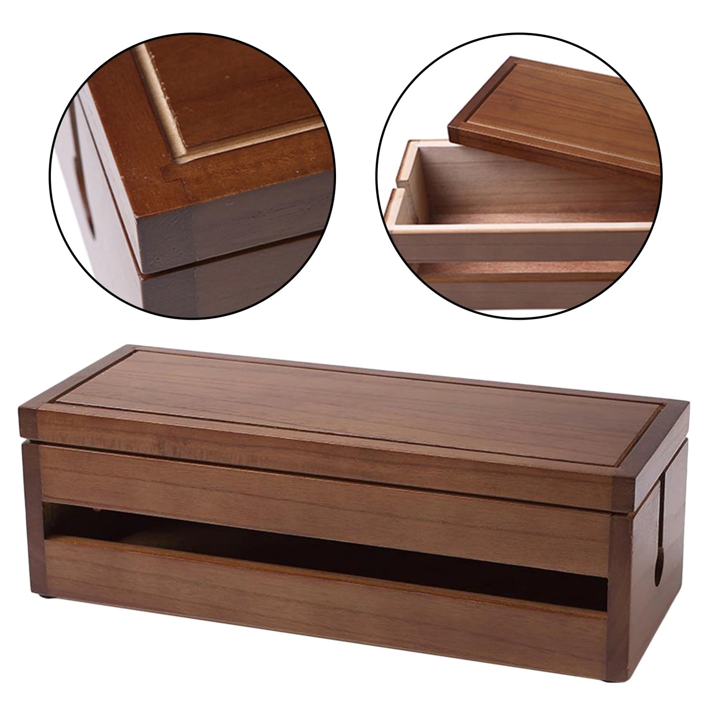 Cable Management Box Wire Organizer Box for Extension Cord Power Stripe