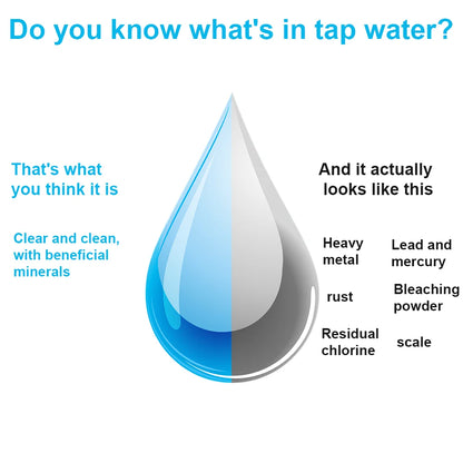 6pc Water Filter Cartridge Household Kitchen Water Purification Filter Water Limescale Activate Carbon Water Filter