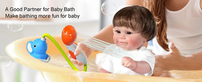 2025 new Baby Bath Shower Head Toys for Kids Ages 2-4 Bath Toys for Infants with Elephant Water Pump for Kids 3-5 Kids Bath Toys