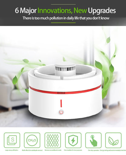 Smart Ashtray Air Purifier Multifunctional Removal Second-hand Smoke  Household And Commercial Desktop Negative Ion Purifier