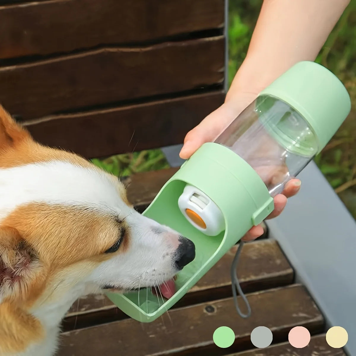 Portable Dog Water Bottle Durable Pet Hydration Dispenser Outdoor Walks Hiking Travel Pet Ergonomic Bottle Dog Water Dispenser