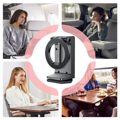 Magnetic Phone Mount Car Phone Holder Mount For Backseat Foldable Smartphones Stand For Calling Navigation GPS Video Recording