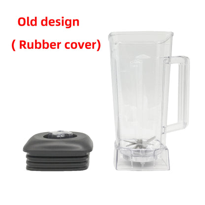commercial Blender spare parts BPA FREE 2L Square Container Jar Jug Pitcher Cup bottom with serrated smoothies blades lid