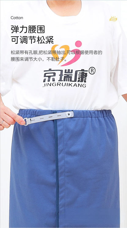 Adult Elderly Diaper Skirt Cloth Diaper for Bedridden Paralyzed Washable Cotton Diaper Pad for Menstrual Waterproof Leak-proof
