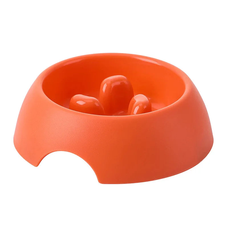 Healthy Pet Feeding Accessories Dog Cat Slow Feeder Travel Puppy Anti Choking Pet Bowl Universal PP Non Slip Slow Feeder Smooth