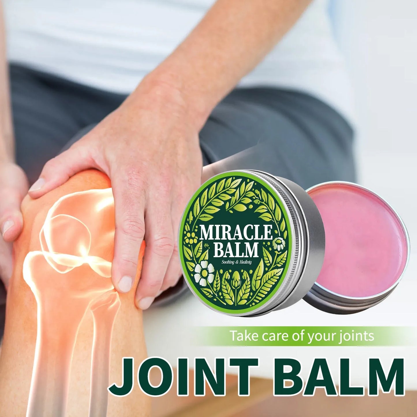 Joint Care Balm Full Body Joint Relief Moisture Comfort Balm Integrated With Apitherapy Joint Care For Back Neck Hands Feet, 30g