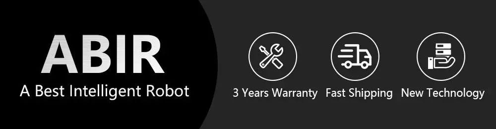 Robot Window cleaner ABIR WD8,Dual Water Spray,Smart Memory,High Vacuum Suction, Laser Sensor, Home Wall Glass Cleaning Robot