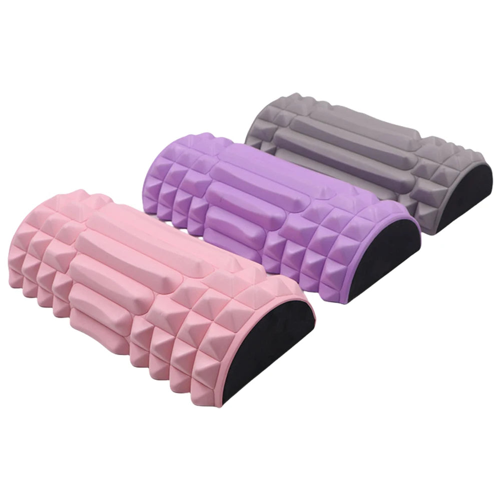 Foam Roller Yoga Column High Density EVA Massage Roller Multi-Function Portable Muscle Roller Half Round for Yoga Pilates