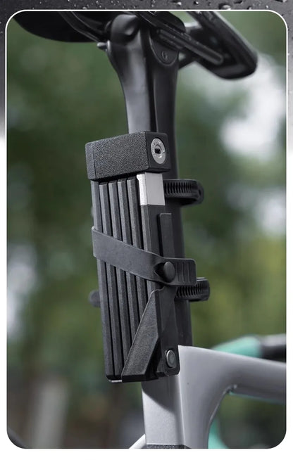 ROCKBROS Bike Lock Electric Bicycle Motorcycle MTB Road Bike Portable Anti-Theft Folding Password Lock Cycling Accessories