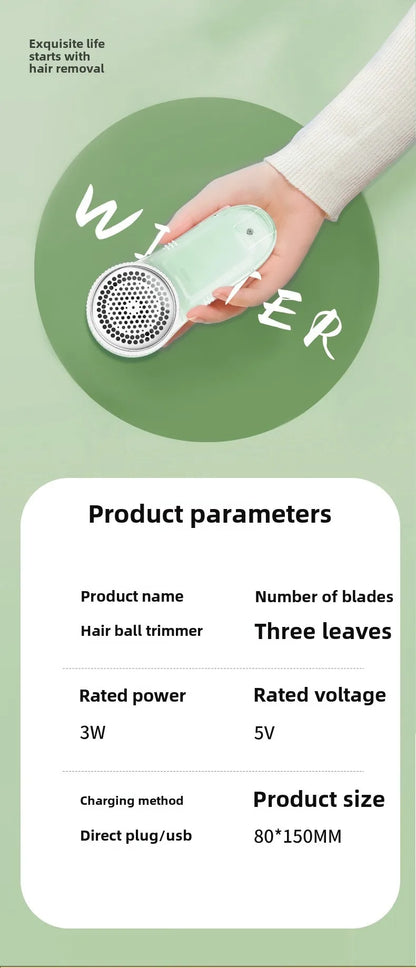 Removes Lint From Clothes Home USB Rechargeable Hair Remover Cleaning Supplies Household Tools Accessories Merchandises Garden