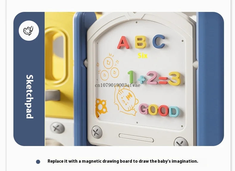 Children's Slide Outdoor Indoor Domestic Baby Sports Three-in-one Slide Swing Family Multifunction Amusement Park Toys Slide