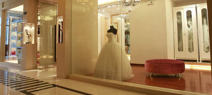 Beautiful Women Wedding Dresses Beautiful Off Shoulder A-Line Princess Prom Bride Gowns Formal Party Sleeveless Robe Customized