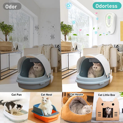 Smart Pet Odor Purifier For Cats and Dogs Litter Box Deodorizer Dog Toilet Rechargeable Air Cleaner Pets Deodorization
