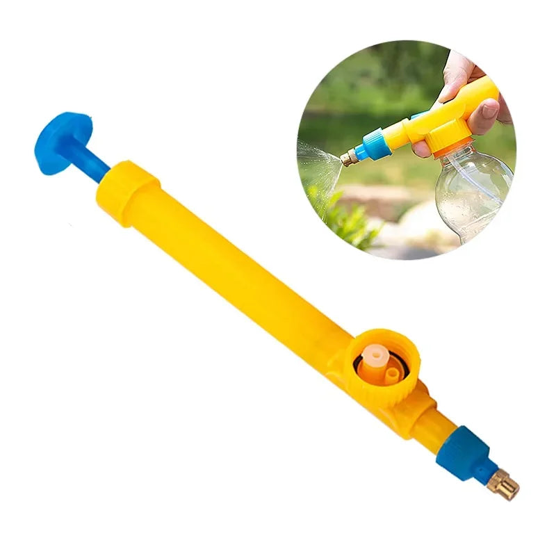 High Pressure Manual Sprayer Adjustable Nozzle Garden & Agriculture Multi-Purpose Ergonomic Tool for Drink Bottles
