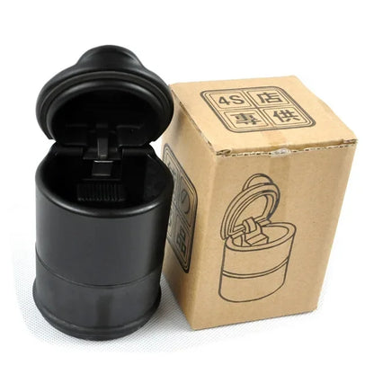 Car ashtray large capacity, convenient, compact and does not take up much space, so the car can be suitable for all models.