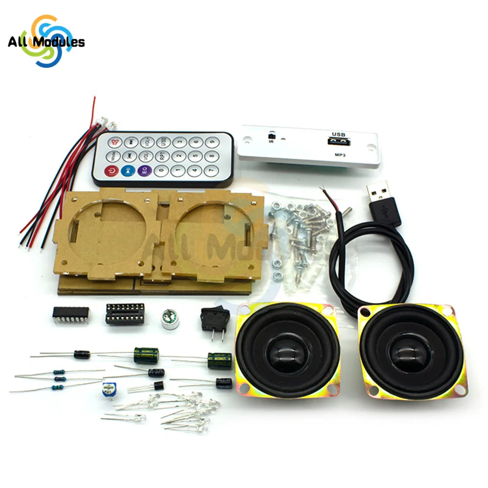 DIY Bluetooth Speaker Making And Assembling Electronic Welding Kit Teaching Practice DIY Electronic Kit Speaker