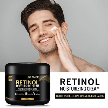 Retinol Face Men's Moisturizer Moisturizing Retinol Cream Anti-Wrinkle Aging Moisturizing Shrink Pores Whitening Smooth Retinol