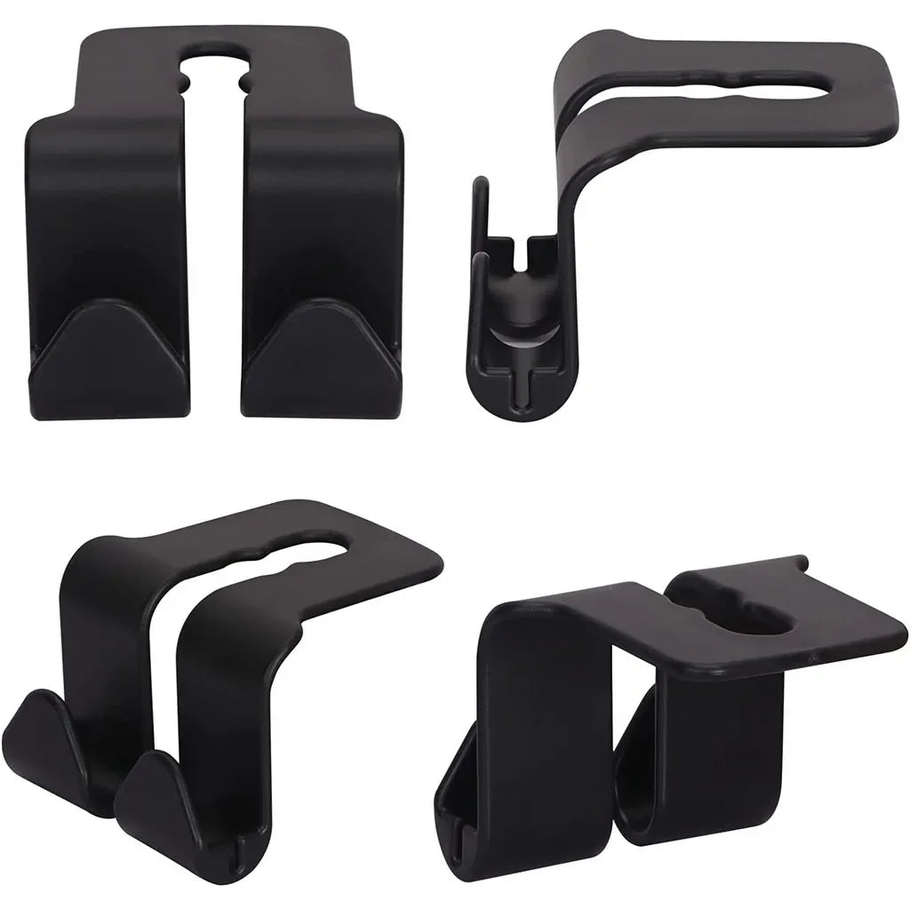 Upgrade Double Head Hooks Car Rear Seat Hanging Holder Interior Hook Organizer Back Seats Headrest Hanger Hook Car Accessories