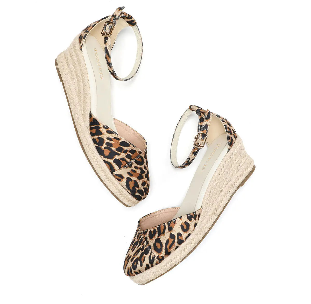 Ladies Casual Wedges Summer New Platform Sandals Fashion High Heels Espadrilles Sandals Roman Buckle Sandals