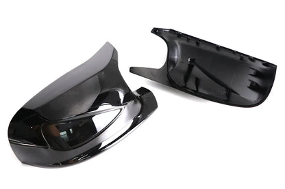 M Style Look Rearview Mirror Cover Cap Carbon Fiber Look Black for BMW  X3 F25 X1 E84 Pre-LCI 2010 2011 2012 2013 Case