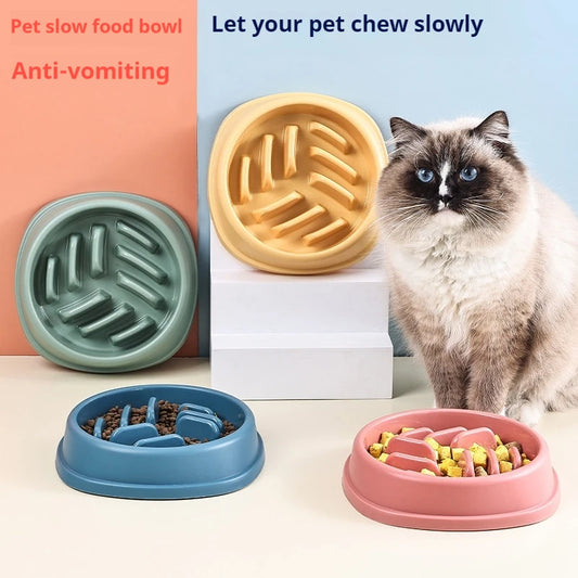 Slow Feeder Dog Bowls Anti-Choking Puzzle Dog Food Bowls, Anti-Slip Interactive Feeding Slow Down Eating, Bloat Stop Maze Dishes