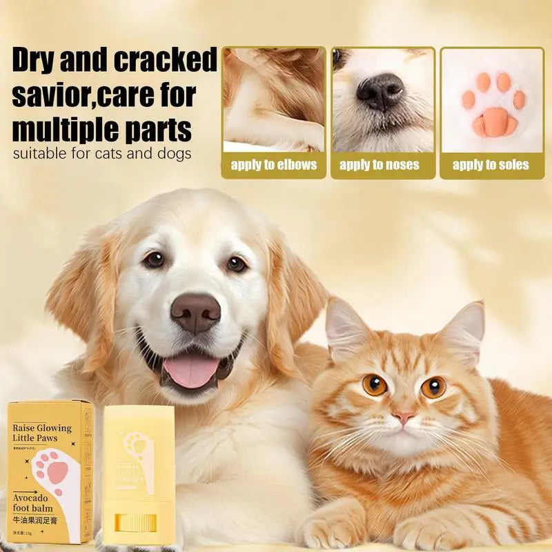 dog paw pad balm Cats Cat Paw Moisturizer Dog Balm Dog Paw Wax Coconut Oil Paw Pad Protection Balm Pet Supplies