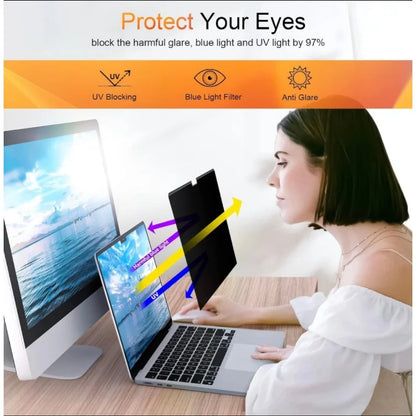 Privacy Screen for MacBook Pro 14 Inch 2021-2024 M4-M3-M2-M1 Pro/Max, Magnetic Anti Blue Light Glare Protector
