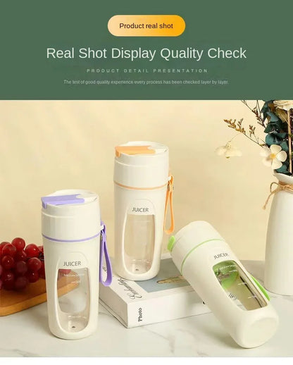 Portable Blender USB Rechargeable Personal Size Blender Juicer Machines Cup For Smoothies And Shakes Mini Fruit Mixer Cup