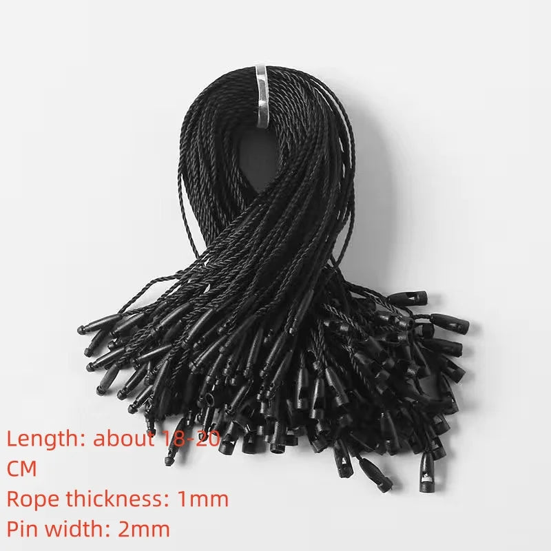 100pcs 20cm Length Clothing Tag  Loop Pins Security Loop Tag Fasteners Price Tag Fastener