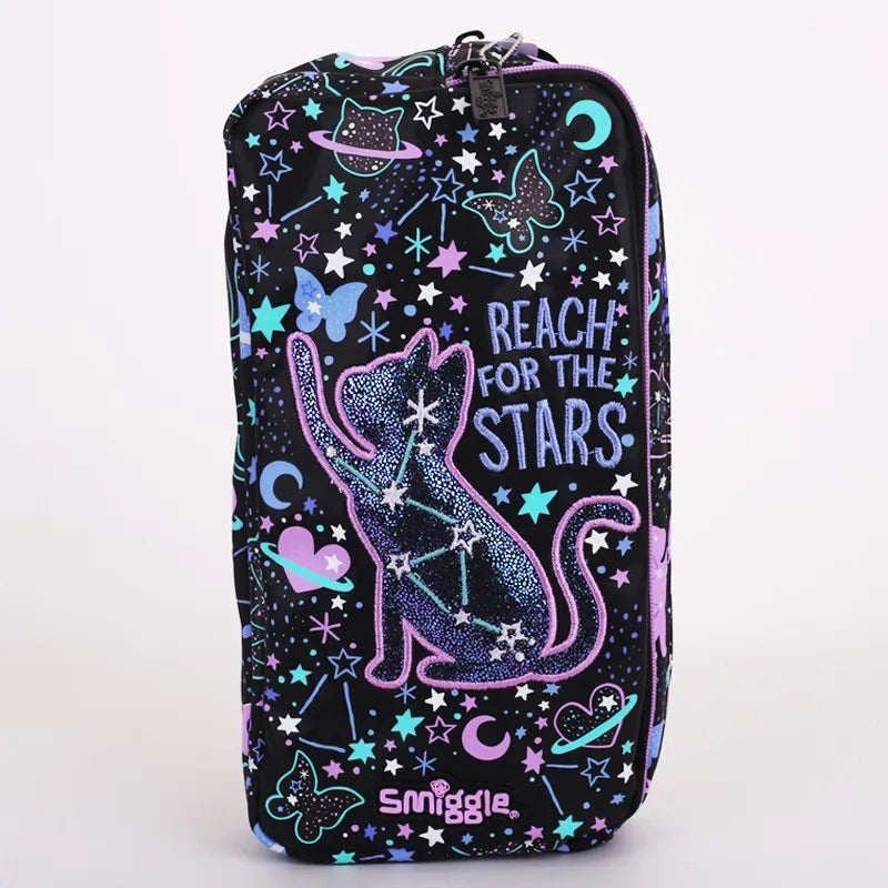 Genuine Australian Smiggle Student Backpack Cute And Fashionable Children Stationery Box Backpack Lunch Bag Kettle Student Gift