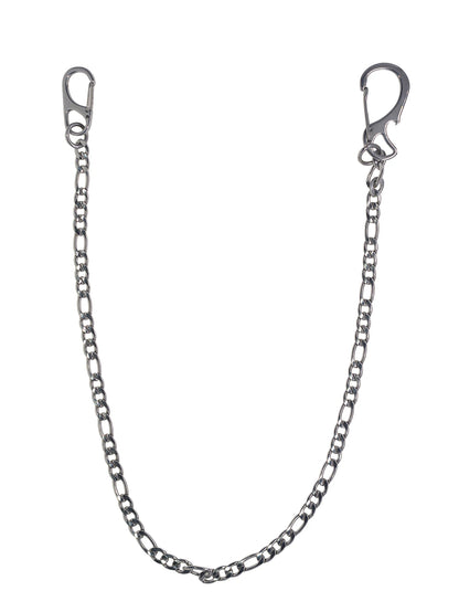 21 inch long Figaro 3:1 chain necklace choker jean trouses chain street dance decor stainless steel carabiners