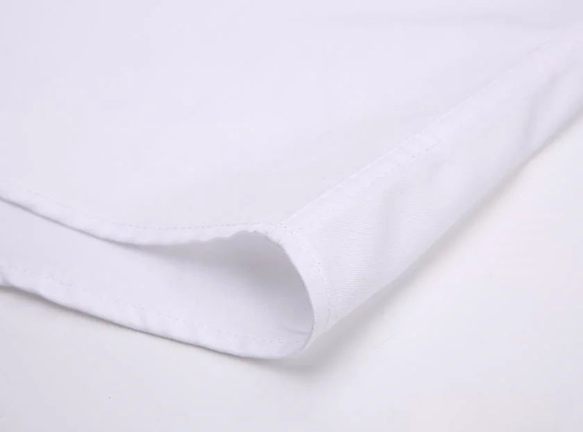 Men's Shirt Long Sleeve Solid Basic Formal Dress Shirts Comfortable Business Social Standard-fit Easy-care Office Shirt S-5XL